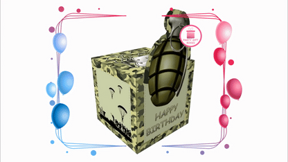 Army Printable Party Gift Boxes