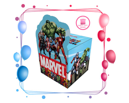Marvel Printable Party Gift Boxes