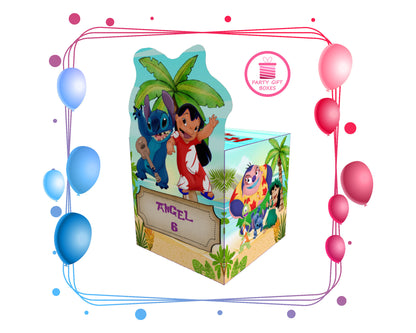 Stitch and Lilo Printable Party Gift Boxes