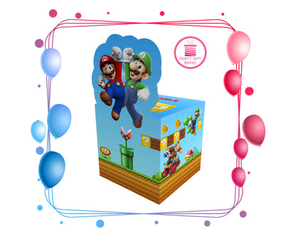 Super Mario Printable Party Gift Boxes
