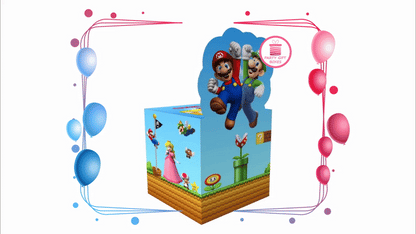 Super Mario Printable Party Gift Boxes